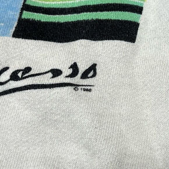 American Vintage 80s Pablo Picasso Art Sweatshirt Pullover Medium - Picture 5 of 8